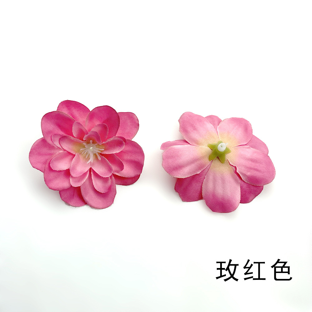 Flores hechas a mano de simulación de golondrina DIY ropa de decoración de cabello ilustración material de flores de pinzas flores falsas de hincia