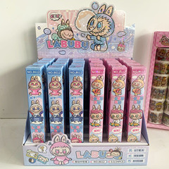 クロスボーダー漫画ラブブブラインドボックスペン漫画高価値LABUBU署名ペン書き込みスムーズプレスゲルペン