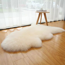 澳洲整张羊皮垫羊毛沙发垫卧室床边地毯皮毛一体垫子客厅房间阳台
