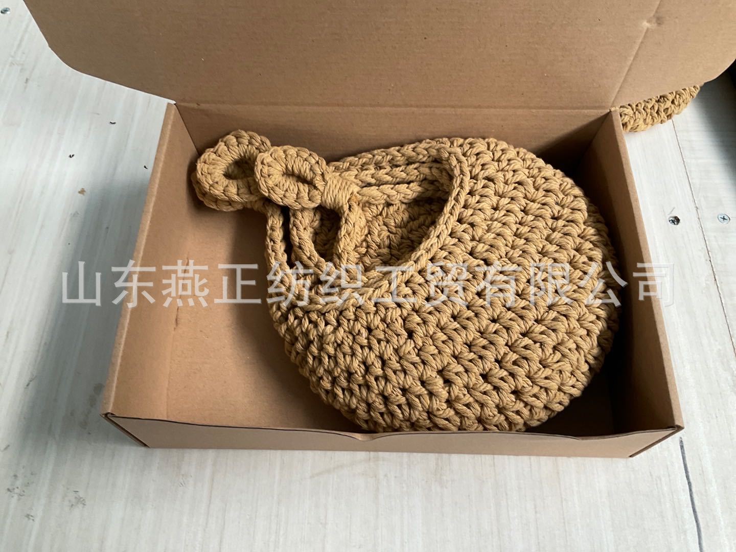 Cuerda de algodón caqui