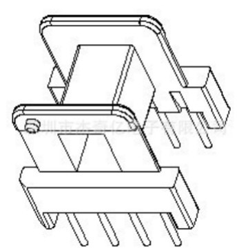 【厂家直销】价格优惠 骨架 EE16 卧式4+4