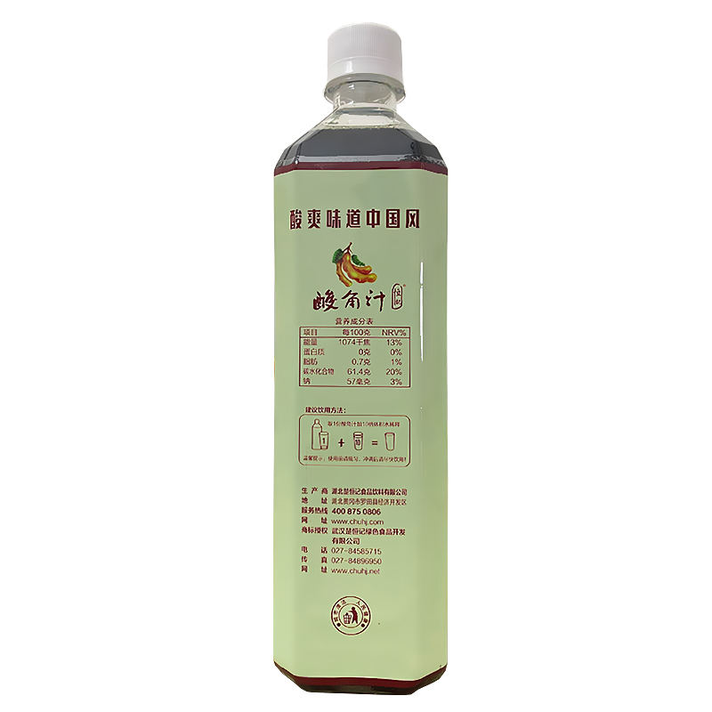 恒记酸角汁10倍冲调1000g瓶装商用浓缩云南元江特产风味冲饮原料