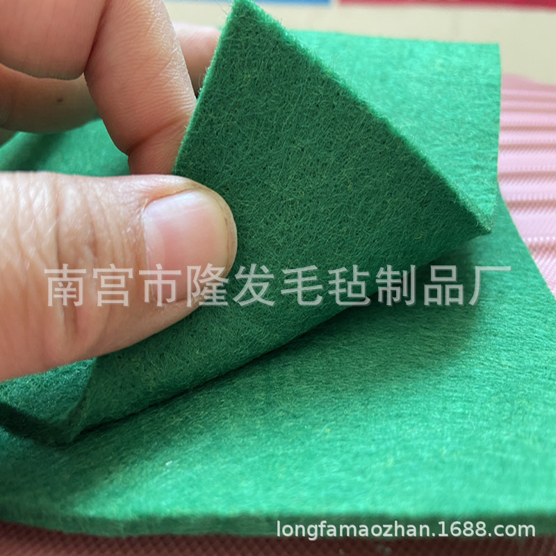 厚型丙纶涤纶材质无纺布软硬毛毡减震减少摩擦噪音隔音棉毛毡棉毡