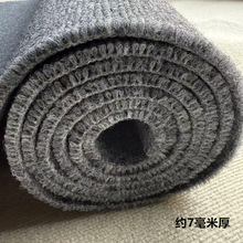 灰色7mm厚满铺卧室客厅隔音办公会议室楼梯走廊展厅任意裁剪地毯