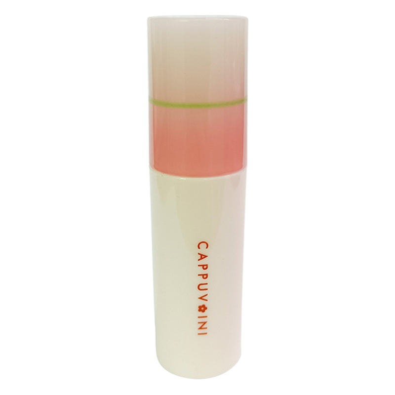 Barra de labios mate aterciopelada Cappuvini con diseño floral, color té con leche natural, set de brillo labial, productos de belleza y maquillaje.