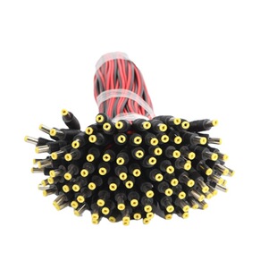 Dc Male Plug Red and Black Camera Camera Centralized Power Supply Power Cord 5.5*2.1 Monitoring Dc Male Cable