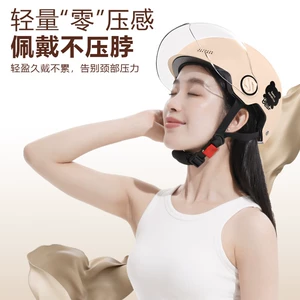 Electric Motorcycle Helmet, Universal for Men and Women, Summer