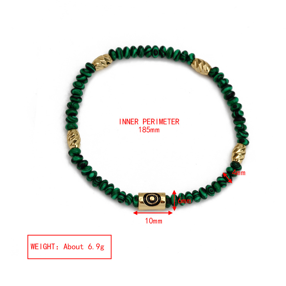 Fashion Eye Copper Beaded Bracelets 1 Piece