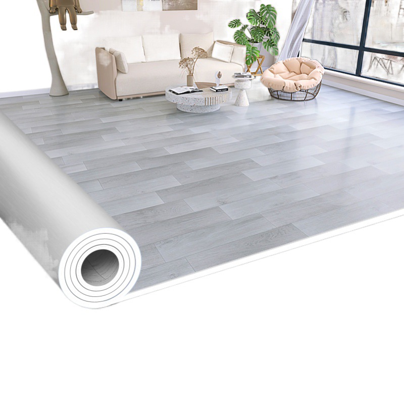 Vinilo para suelos grueso para uso doméstico, suelo de PVC, alfombra plástica, pegatinas para suelos de cemento, aplicación directa. image 5