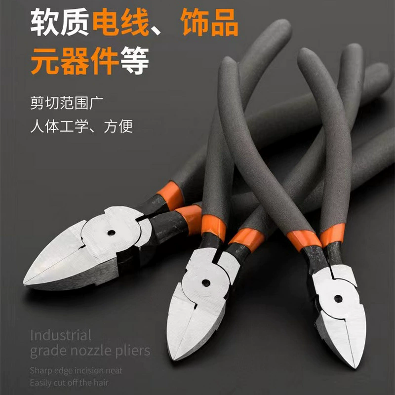 Клещи для резки промышленного класса пластиковые модели электронные плоскогубцы диагональные плоскогубцы пластиковые электронные плоскогубцы Аппаратные инструменты оптом