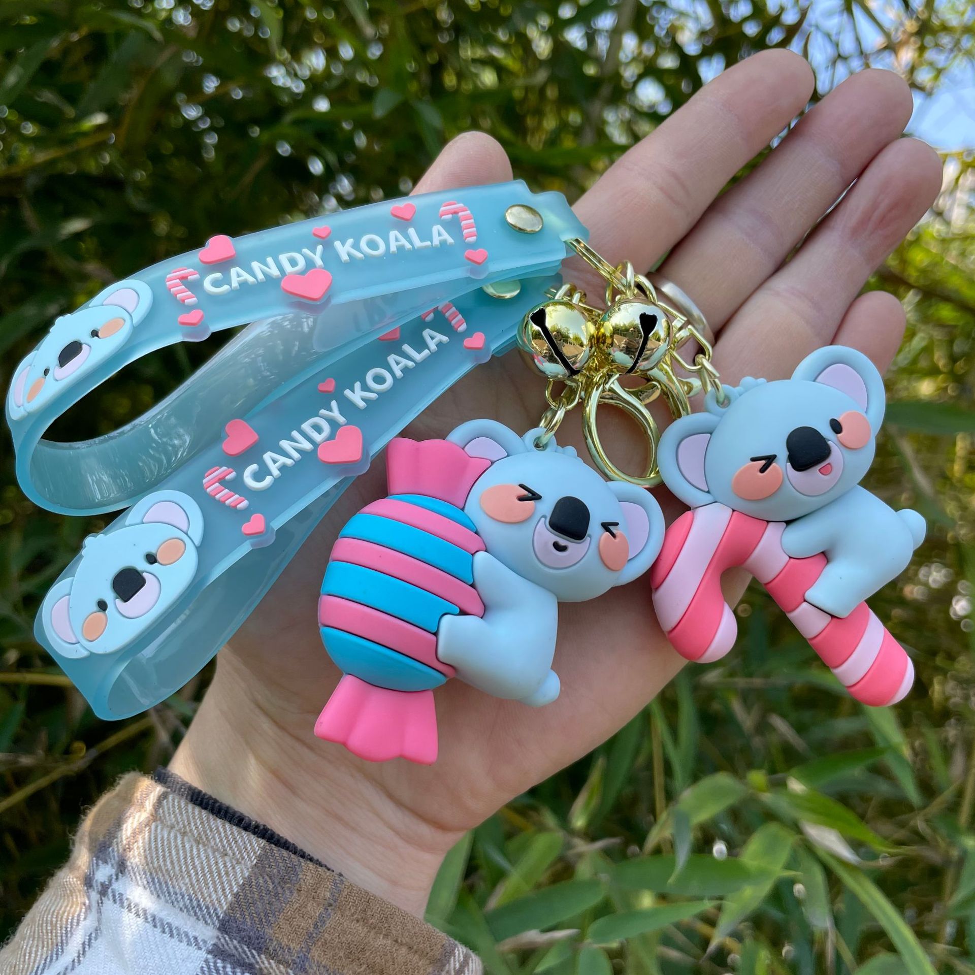 54g Weight Bag Pendant, Keychain Classification 1 Piece Quantity Holiday, Daily Occasion Metal Material Cartoon Character Pattern Unisex Gender Cute Style Cute Cartoon Character Metal Unisex Bag Pendant Keychain 2