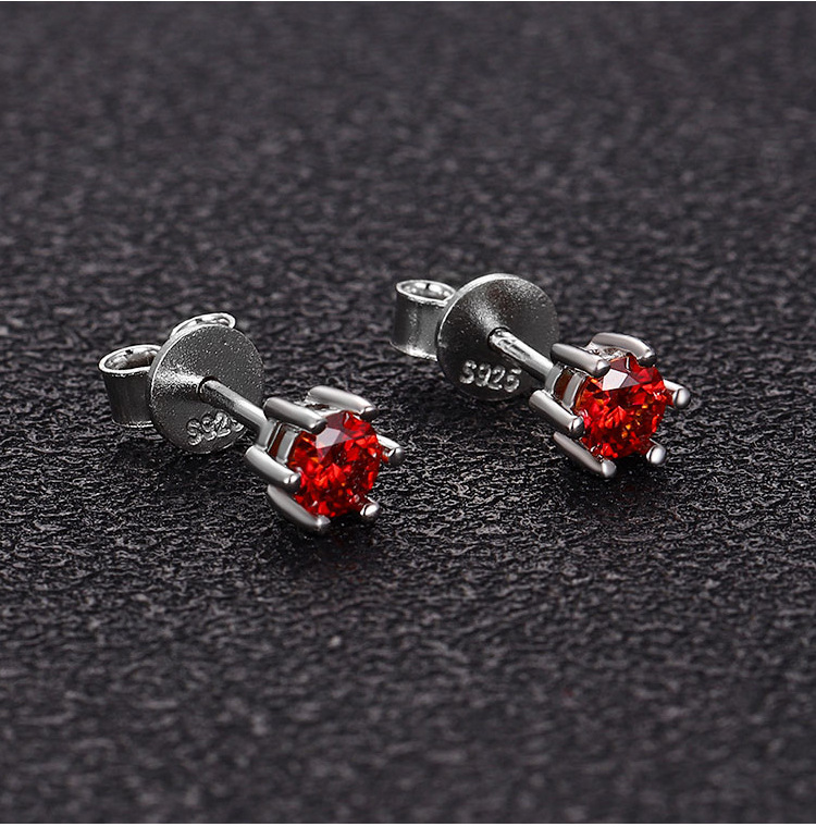 2g Weight 925 Sterling Silver Ear Needle Material Moissanite Inlay Material Ear Studs Classification 1 Pair Quantity Holiday, Daily Occasion 925 Sterling Silver Material Round Pattern All Seasons Season Women's Gender Inlay Design Simple Style Style 1 Pair 925 Sterling Silver Moissanite Moissanite Earrings Round Ear Studs 9