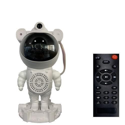 Astronaut Star Projector Light, Space Person Atmosphere Lamp, Stage Lighting, Seated Hugging Stars, Aurora Borealis Bluetooth Speaker
