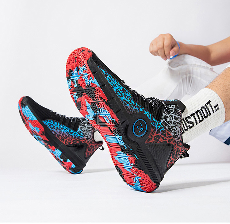 Designer's Fashionable High Top Basketball Shoes Are Non Slip, Wear-resistant, Lightweight, and Breathable for Men and Young Players_voghion.com