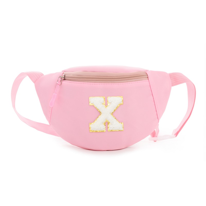 letras coreanas de estilo extranjero para niños y niñas bolsas de pecho simples ociosas bebés mochila 2026 nuevo comercio exterior bolsas de cintura para niños