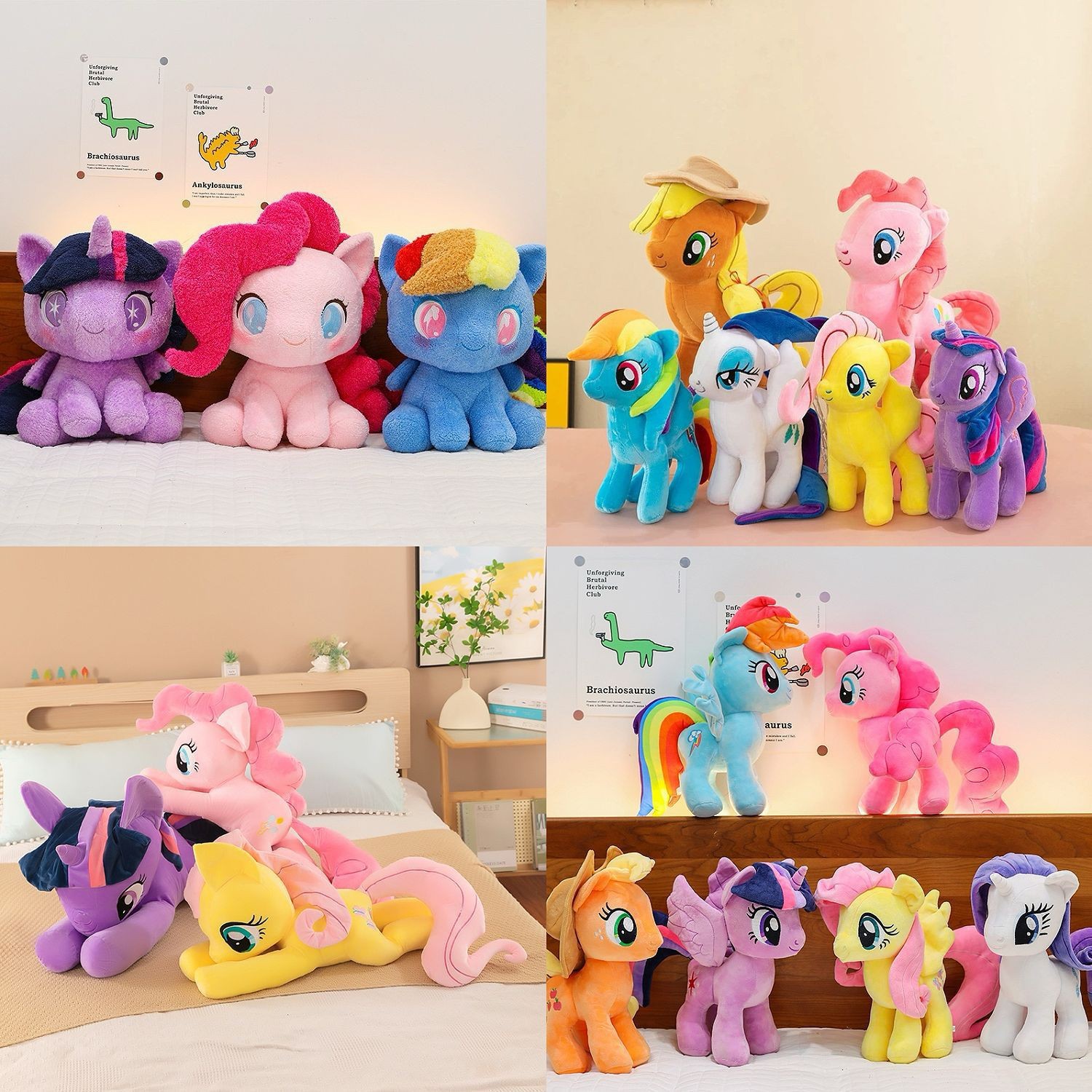 Cute Pony Plush Doll Polly Unicorn Pillow Twilight Sparkle Doll Toy Wholesale Gifts for Girls