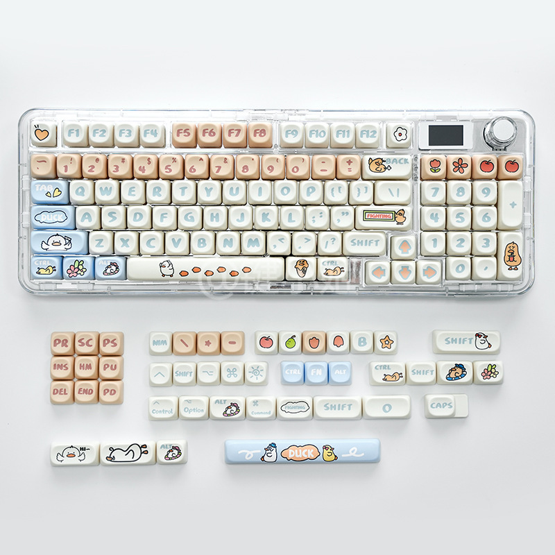 Bored Duck (Boxed) Keycap Pbt Material Moa Supports Wooting Ez63Made68 Hero68Nd63