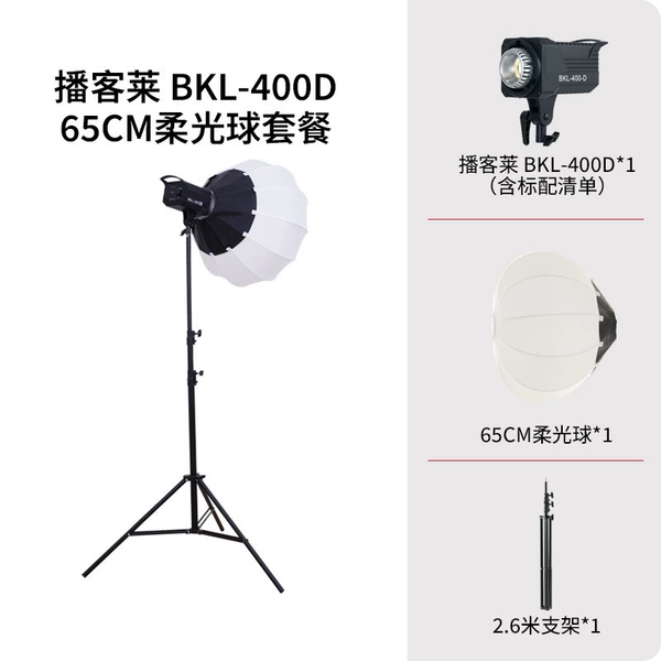 400D monochrome + 65 soft light ball + lamp stand