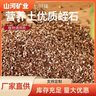 Vermiculite flower cutting root perlite succulent seedling nutrient soil turtle egg incubation pure vermiculite large particles
