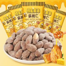 蜂蜜黄油扁桃仁新货韩国农场同款平替坚果网红零食杏仁巴旦木仁