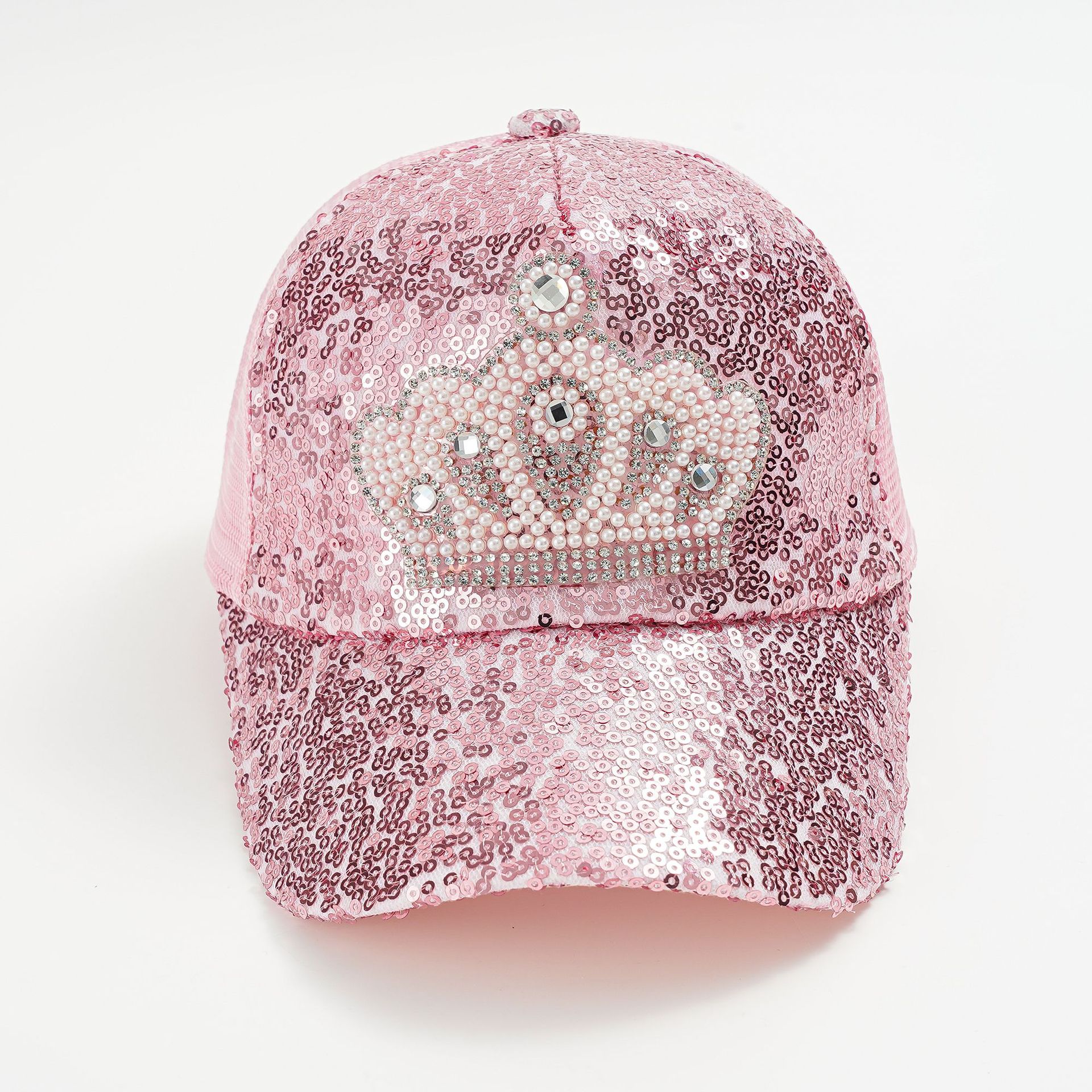 2023 nuevo sombrero diamante rhinestone completo protección solar moda Corea del verano de los niños casquillo enarbolado