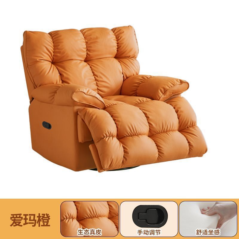 Cuero genuino ecológico * naranja Emma⚑♜