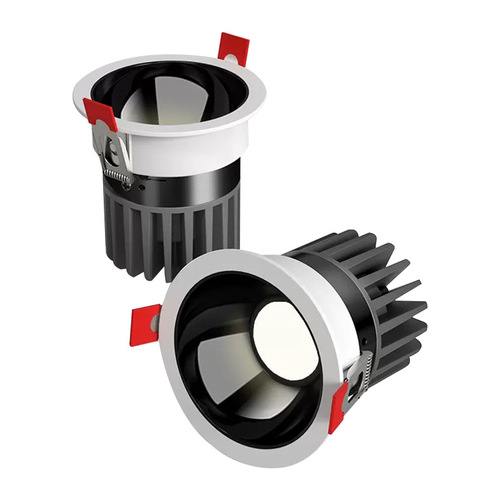 Full Spectrum Anti-glare LED Downlight for Embedded Home Living Room 3500K without Lamp Mount Small Mountain 7W High Color Rendering Lamp