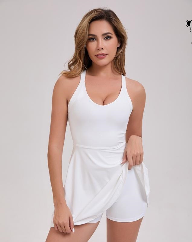 Z 36825 Yoga Sport Dress with Built-in Shorts