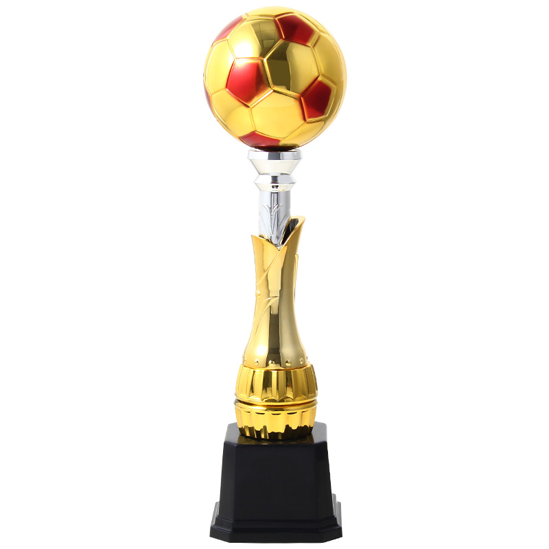 Fútbol de plástico pequeño trofeo personalizado para niños jardín de infantes estudiantes deportivos creativos mini trofeo nuevo Balón de Oro