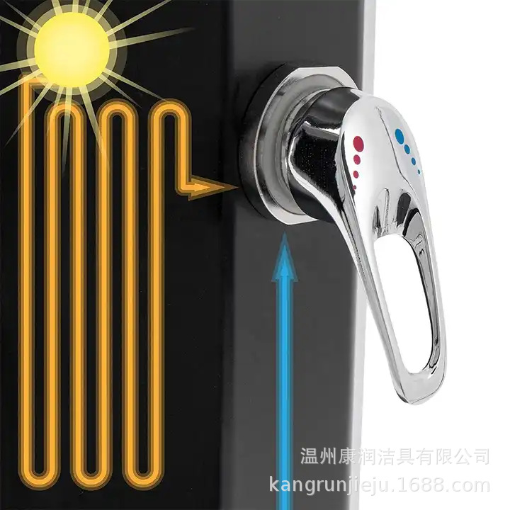 2023 fábrica directa material de PVC 35L piscina al aire libre ducha solar