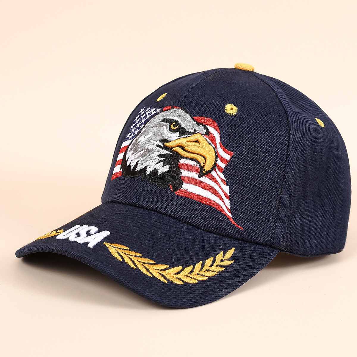 Bandera águila estrella de cinco puntas gorra de béisbol bordada gorra de sol sombrero AliExpress moda caliente