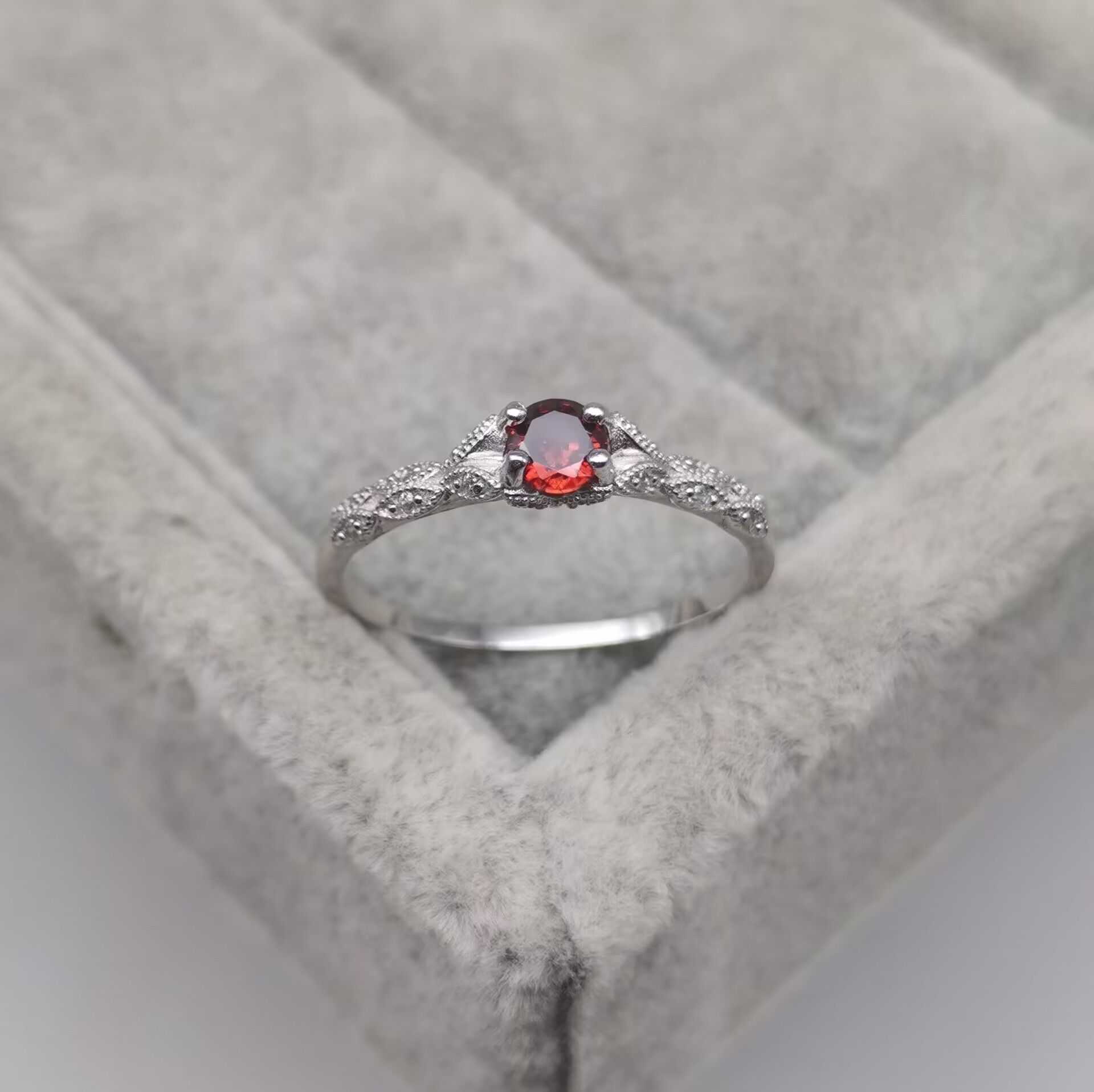 Designer Amethyst Zirkon Ring Elegantes Modeschmuck Für Damen_voghion.com