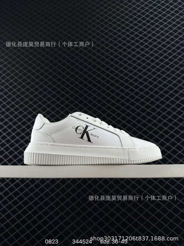 莆田鞋calvin klein CK Jeans 新款时尚字母叠印拼接休闲运动跑鞋|undefined