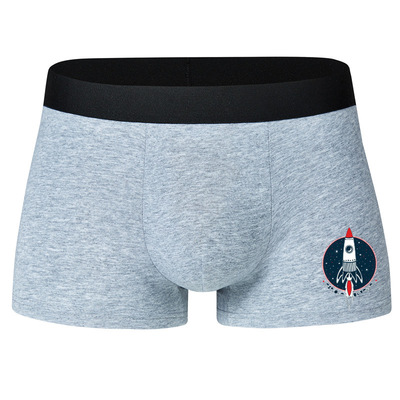 男士内裤潮流四角裤纯棉青少年学生性感韩版时尚男生平角裤1003|ms