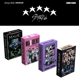 55 Stray Kids Stray children's album same lomo Ka Huang Xuan Chen Collection collection small card postcard