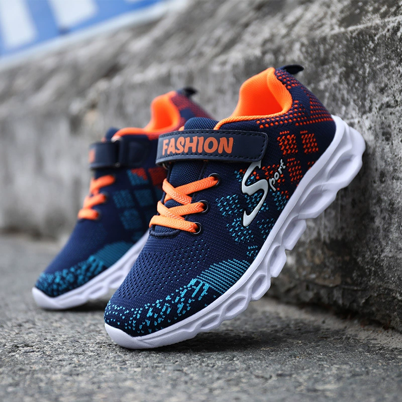 Demi-season sports shoes for boys, breathable footwear, trend of season, for teenagers