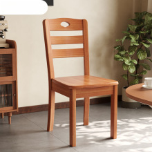 实木椅子餐椅家用餐桌椅子凳子简约现代中式麻将木头靠背椅清仓厂