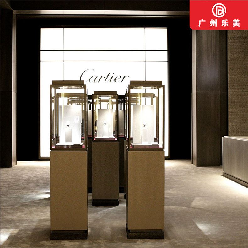 不锈钢珠宝展示柜私人设计钢化玻璃展柜商场门店黄金首饰玉器柜台