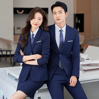 男女OL职业工装工作服学生面试西服套装正装物业管理经理西装外套