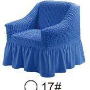 Cubresofá Seersucker universal, de poliéster elástico con falda, decoración para todas las estaciones, venta directa de fábrica.