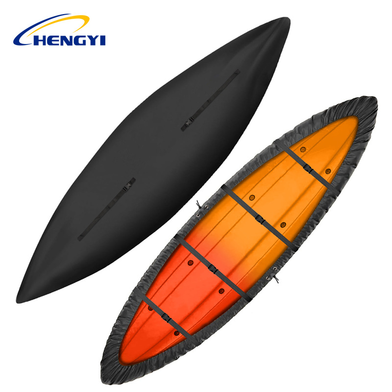 Hot-Selling Outdoor 210D Oxford Cloth Boat Cover Waterproof Sun Protection Dustproof Cover for Canoe Kayak