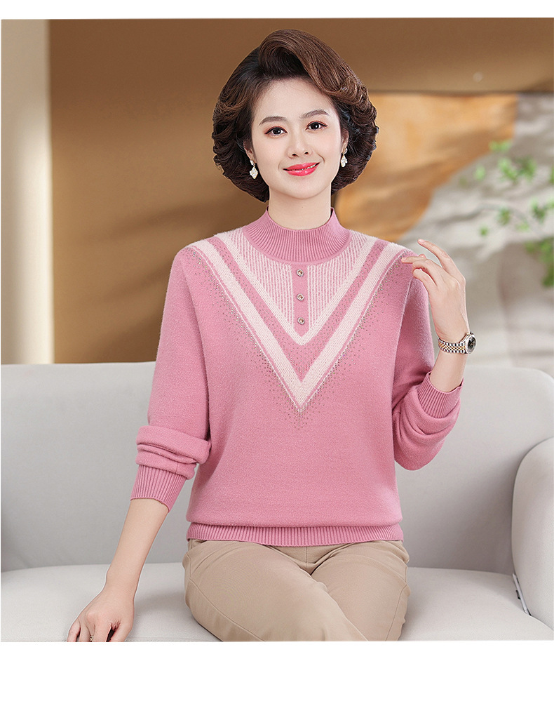 E5897 890K ÁO LEN NỮ TAIRYA MÙA XUÂN THU ĐÔNG TRUNG NIÊN DÀY ẤM THỜI TRANG NỮ G03 SẢN PHẨM MỚI