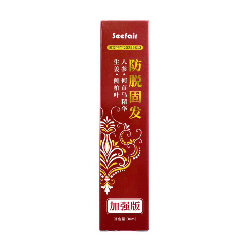 【6369】Qianfei 탈모 방지 에센스 30ml (레드 박스 롤러 볼 타입)