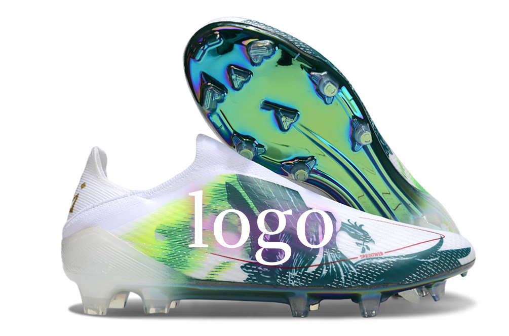 Putian fabricante al por mayor comercio exterior transfronterizo 2024 nuevo estilo X serie F50 zapatos de fútbol profesionales para hombres fg clavo