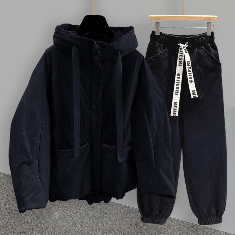 Fake Two-piece Zipper Hooded Jacket Suit For Men,Korean Version,y,Versatile,Mid-length Windbreaker,y Brand Loose