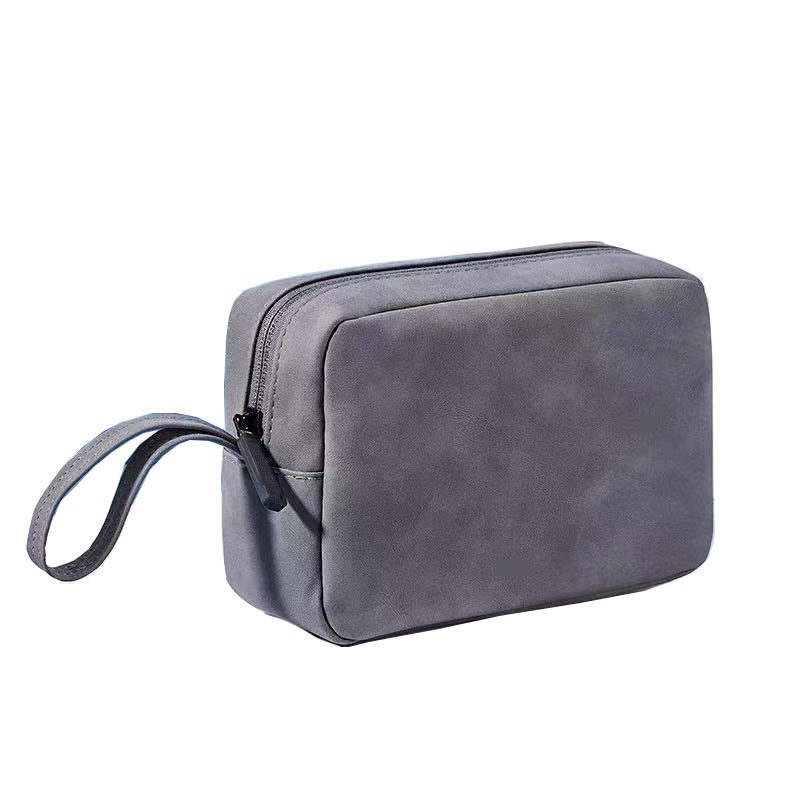 Handheld capacious cosmetic bag for traveling