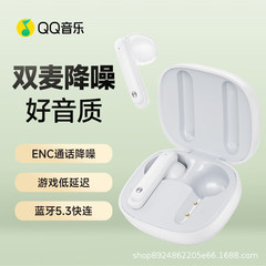 QQ Music ET23 ワイヤレス Bluetooth ノイズキャンセリングヘッドフォン セミインイヤー通話 高品質 超長バッテリー寿命 IPX6 防水