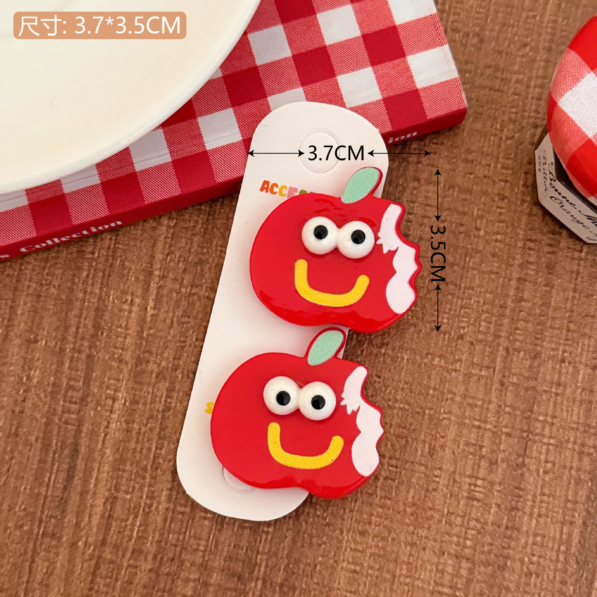 Lindo dibujos animados acrílico cachorro horquilla combinación heartbreak hairpin flequillo clip para niños flequillo clip accesorios para el cabello