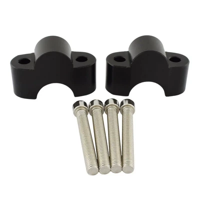 Suitable for Kawasaki Z900RS 2017-2025 modified motorcycle handlebar riser (Motorcycle frame) - black