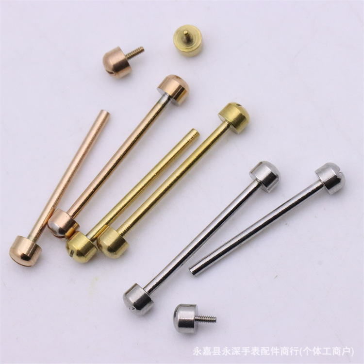 Watch Accessories, Watch Strap Flat Screw Connecting Rod, Ear Rod, Ceramic Watch Chain Connecting Shaft, Watch Strap Screw Rod Watch Accessories, Watch Strap Flat Screw Connecting Rod, Ear Rod, Ceramic Watch Chain Connecting Shaft, Watch Strap Screw Rod